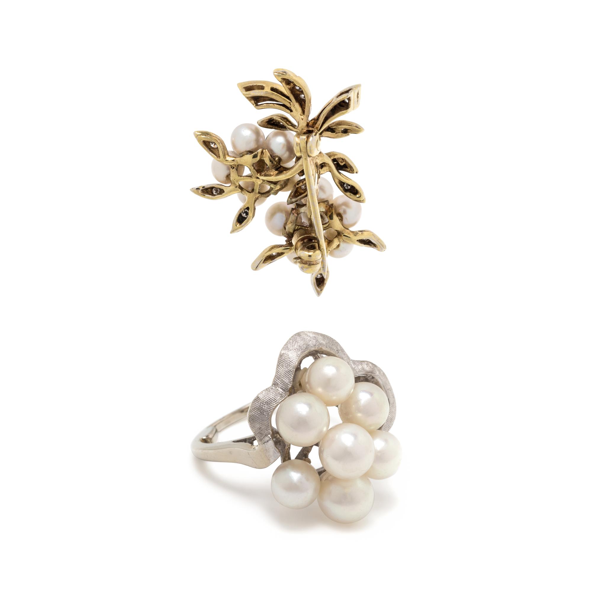 COLLECTION OF CULTURED PEARL JEWELRY