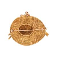 YELLOW GOLD, GEMSTONE AND DIAMOND HAT BROOCH
