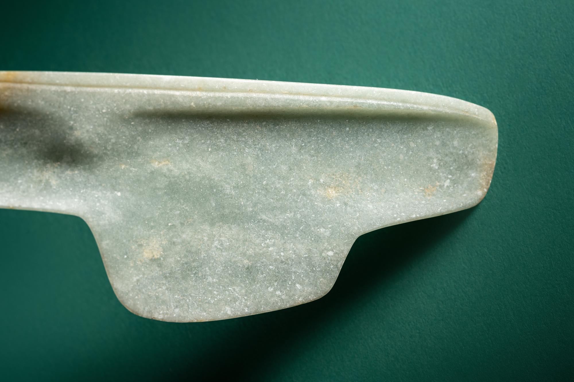 An Olmec Jade Spoon