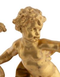 A Louis XV Style Gilt Bronze Candelabrum à Écran