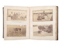 [NATIVE AMERICANS]. JUNKIN, William W. (1831-1903). A Collection of Indian Photographs and Views with Photos of a Few White Employes [ sic ] Together with Some Indian Letters and Paintings. Made by W.W. Junkin, Fairfield, Iowa. 1889-93.