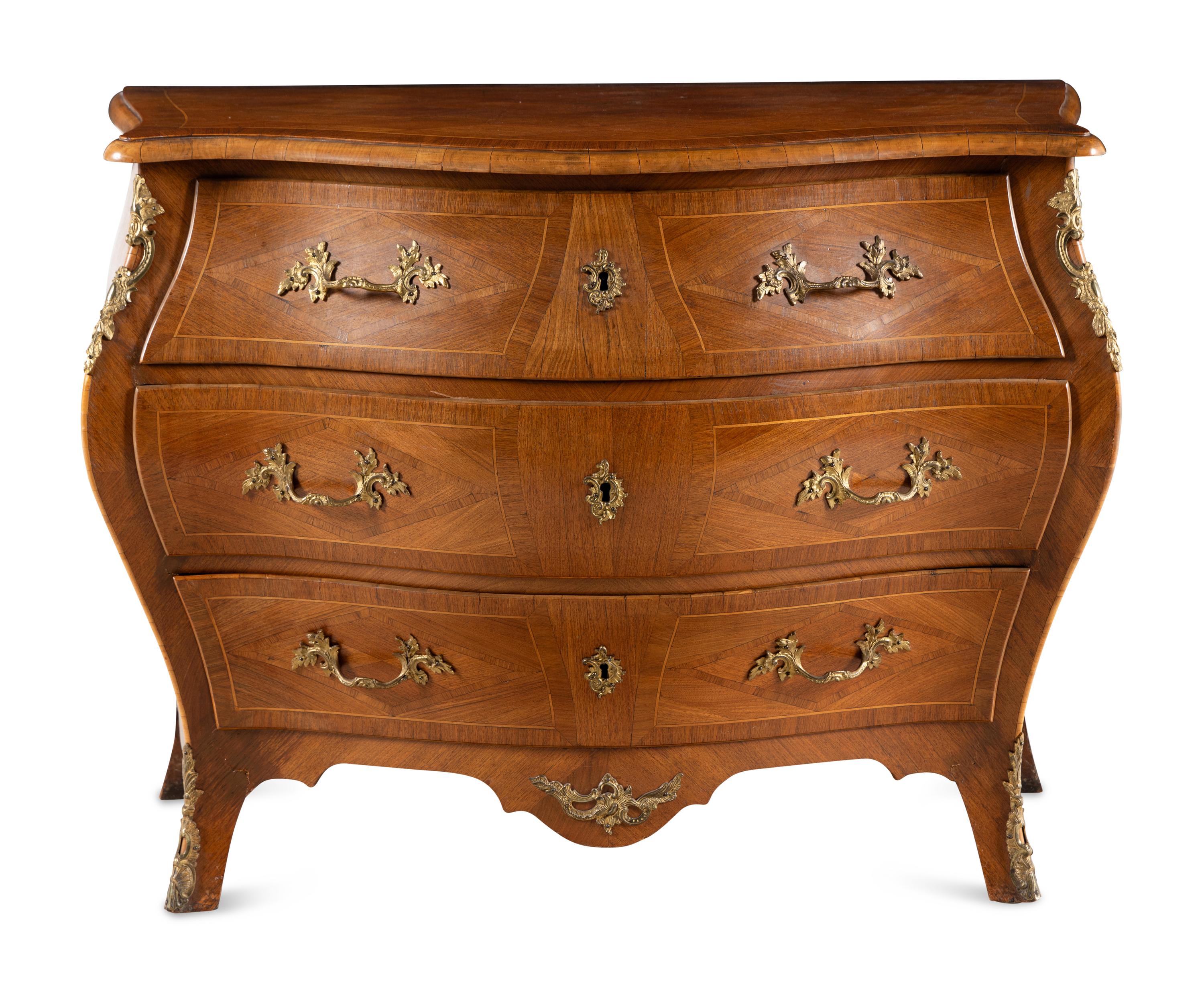 A Régence Style Parquetry Commode