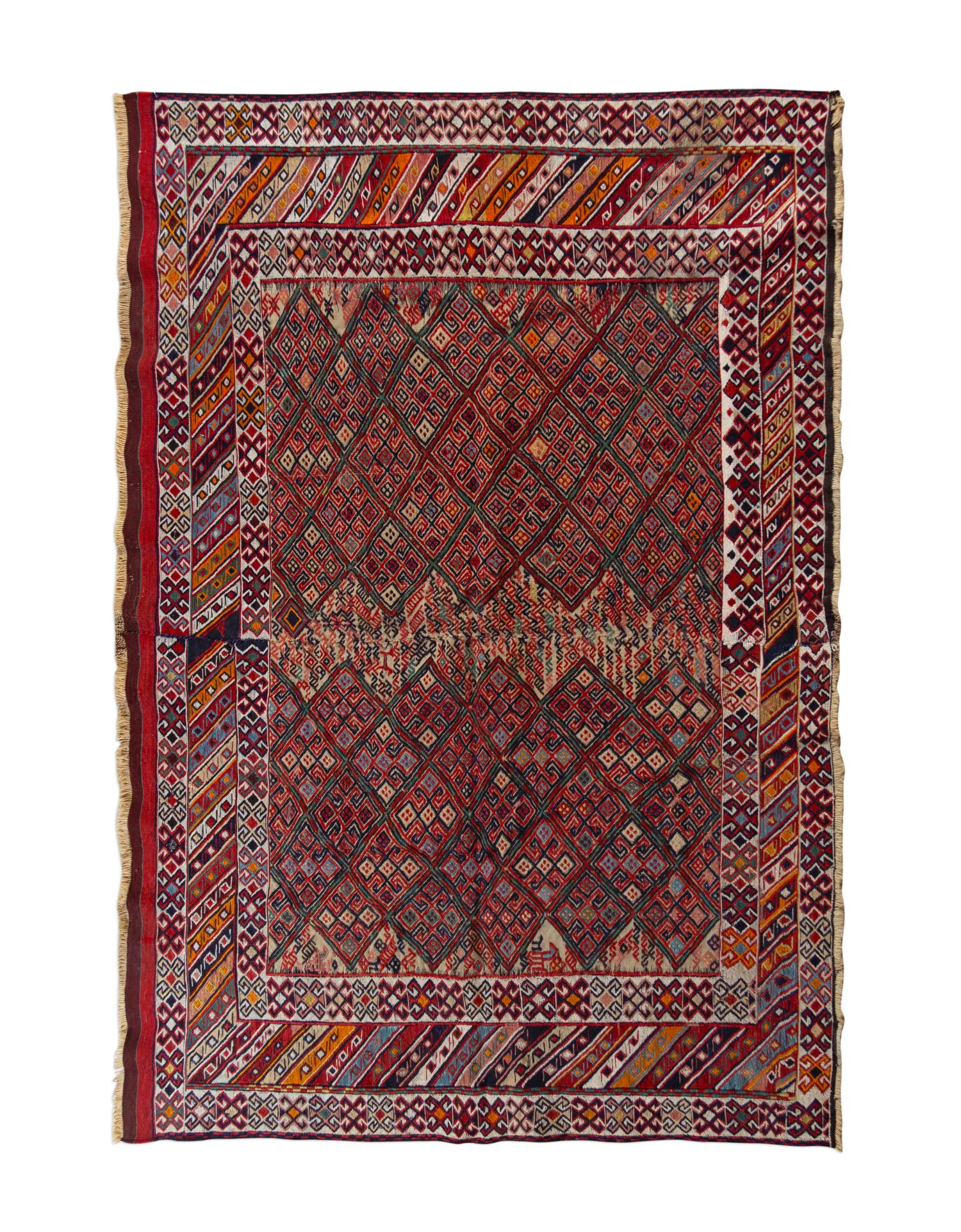 A Soumak Wool Rug