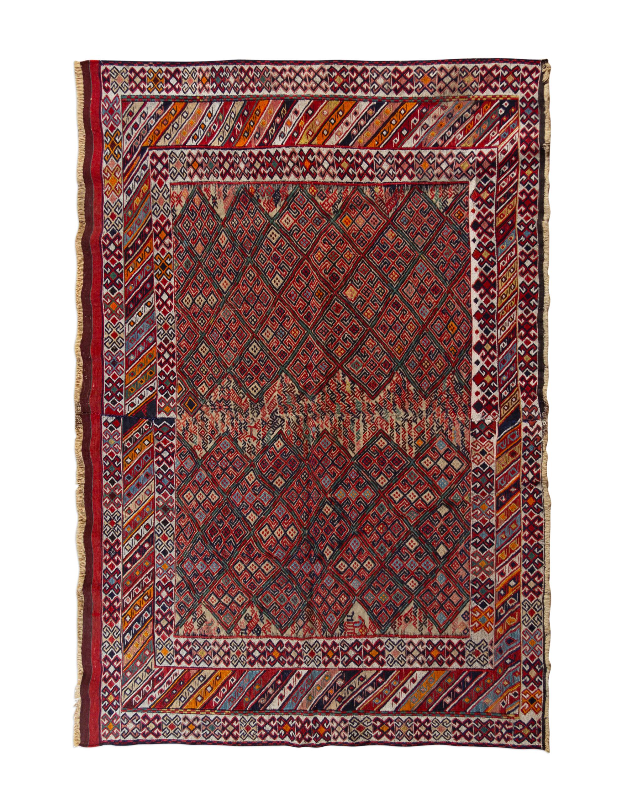 A Soumak Wool Rug