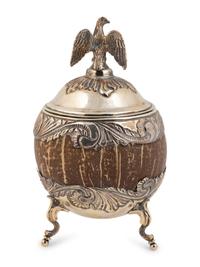 An Argentinian Silver Mounted Coconut Cup — 19TH CENTURY