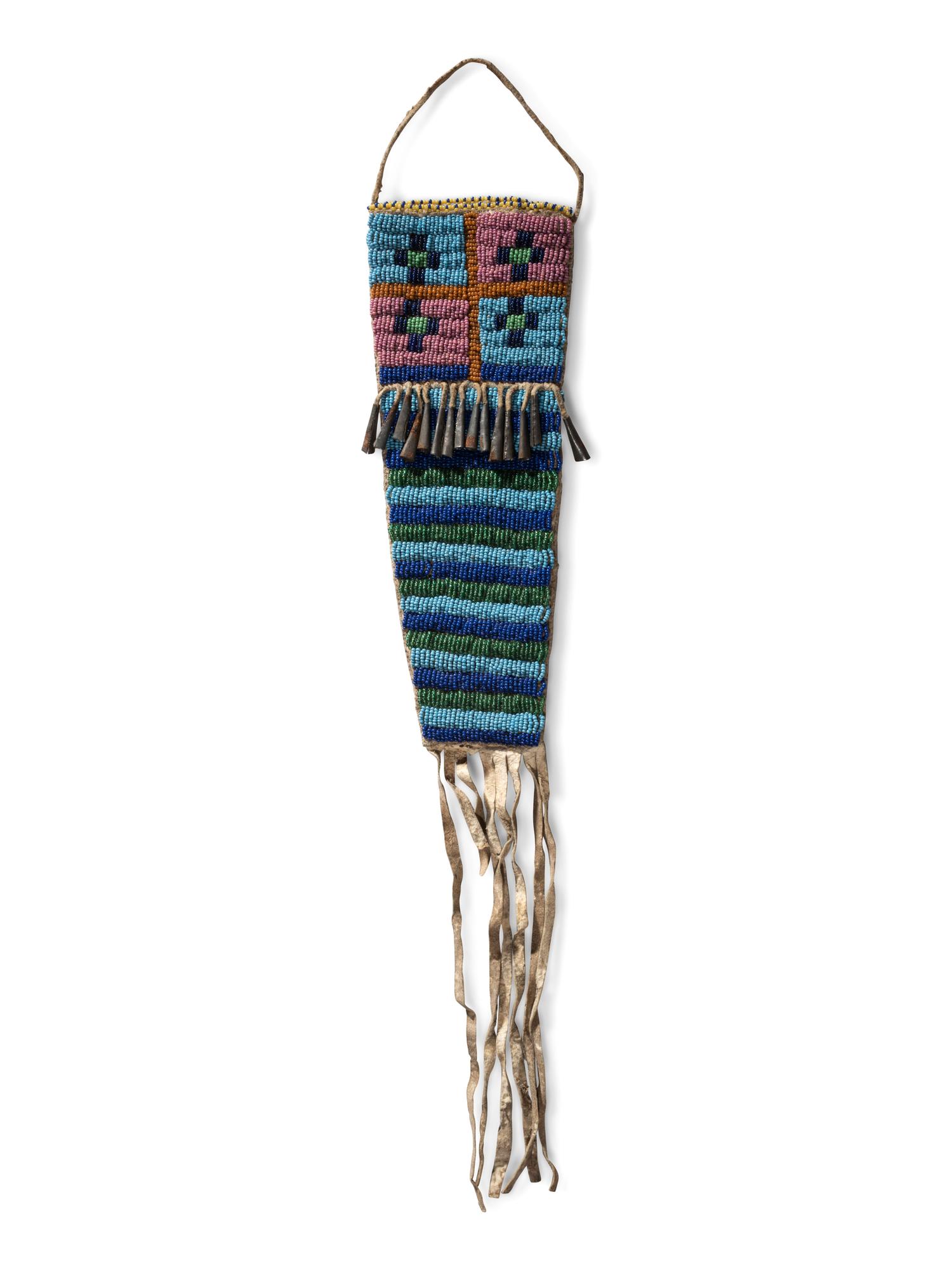 Blackfeet Beaded Hide Knife Sheath