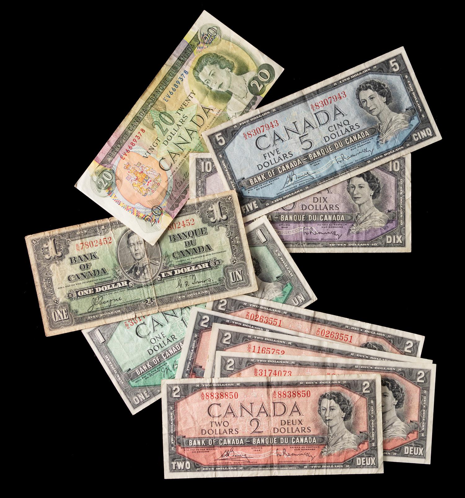 A Collection of Canadian Paper Money