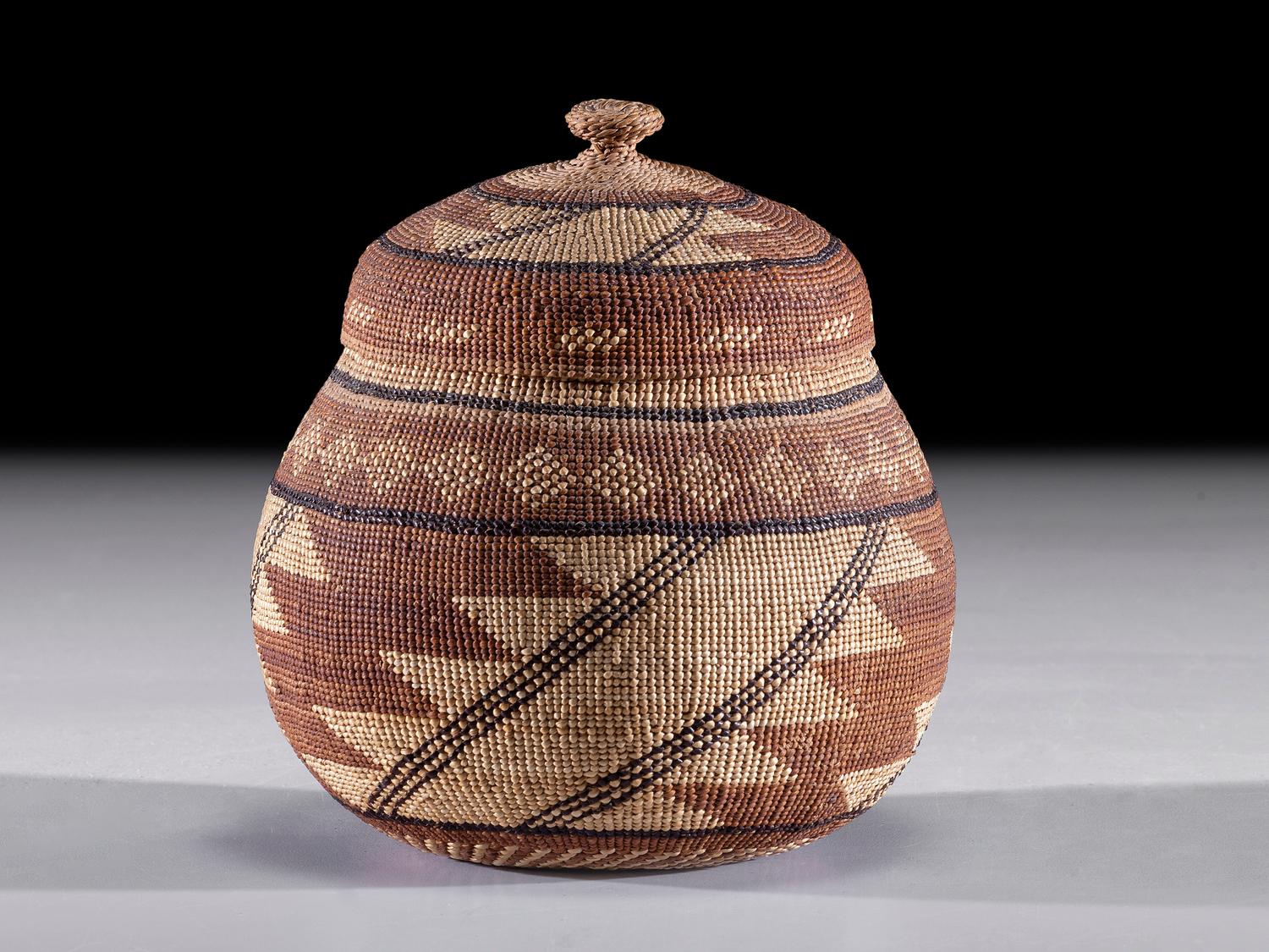 Northern California Lidded Basket