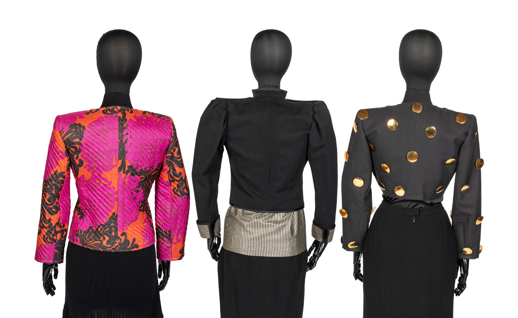 Four Saint Laurent Rive Gauche Items: Three Jackets & One Top, 1980s