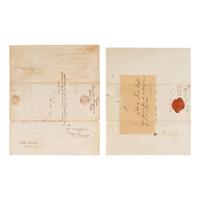 Rodgers, John (1772-1838). A pair of wartime letters to Tobias Lear, comprising: