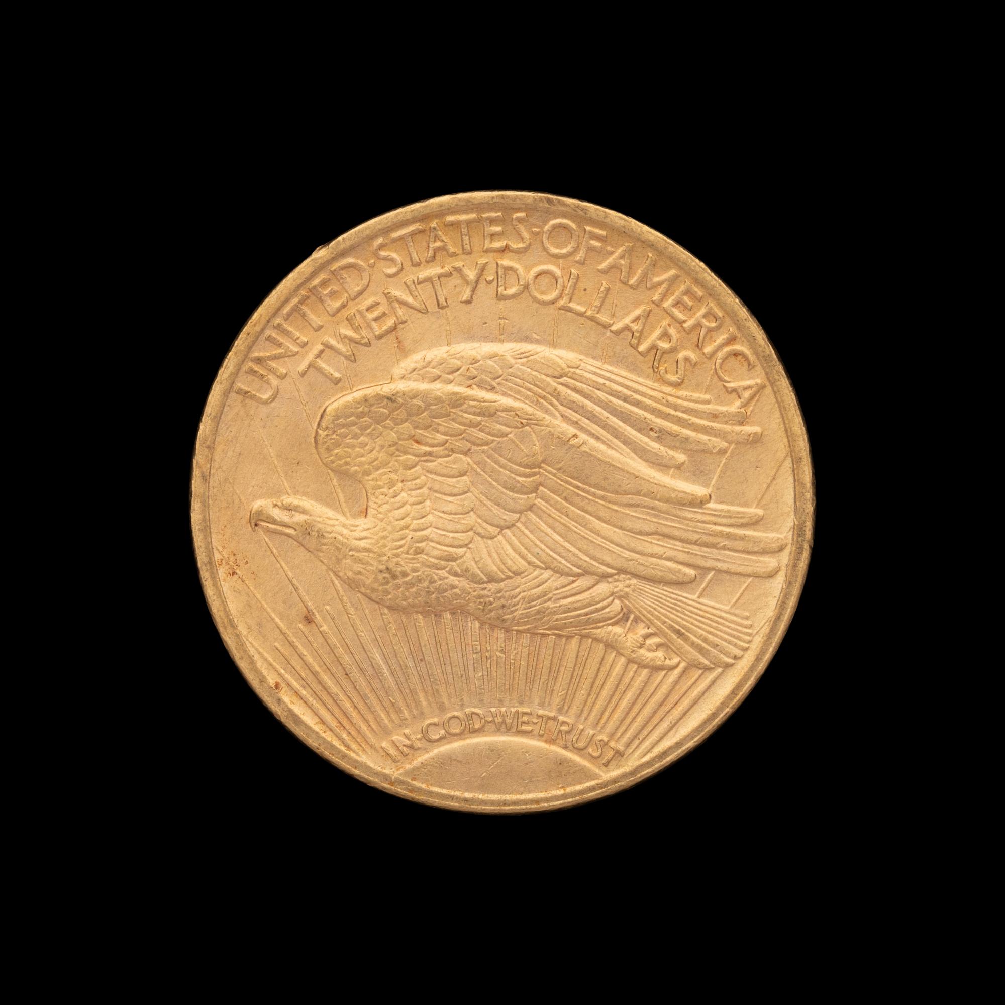 A 1922 Saint Gaudens $20 Gold Coin