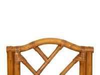 A Maguire Rattan Table and Four Chairs