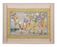 A Southeast Asian Painting on Linen