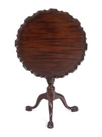 A George III Mahogany Tilt-Top Tea Table