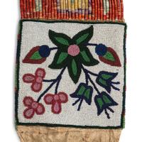Plateau Beaded Hide Tobacco Bag