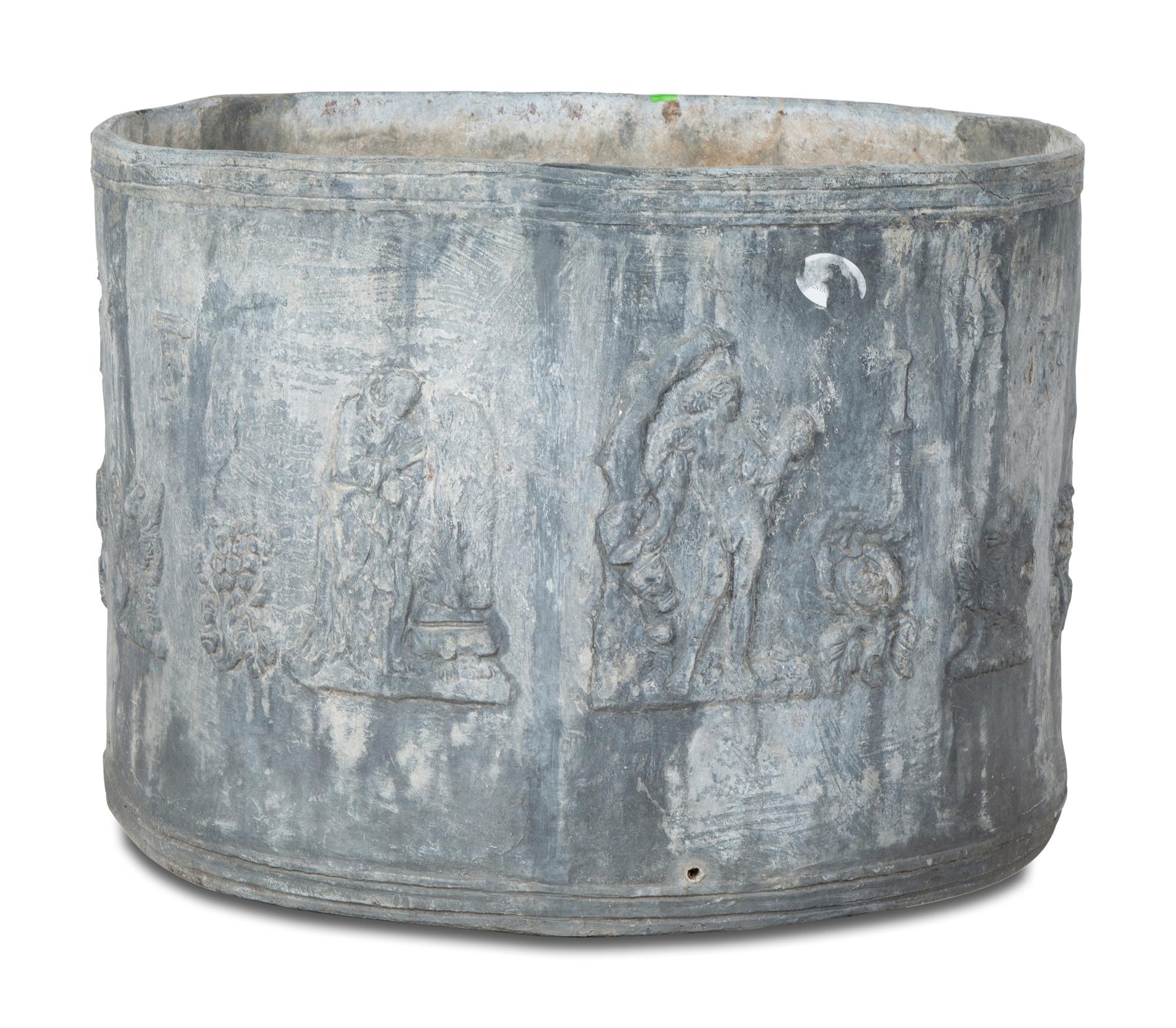A Continental Lead Jardiniere