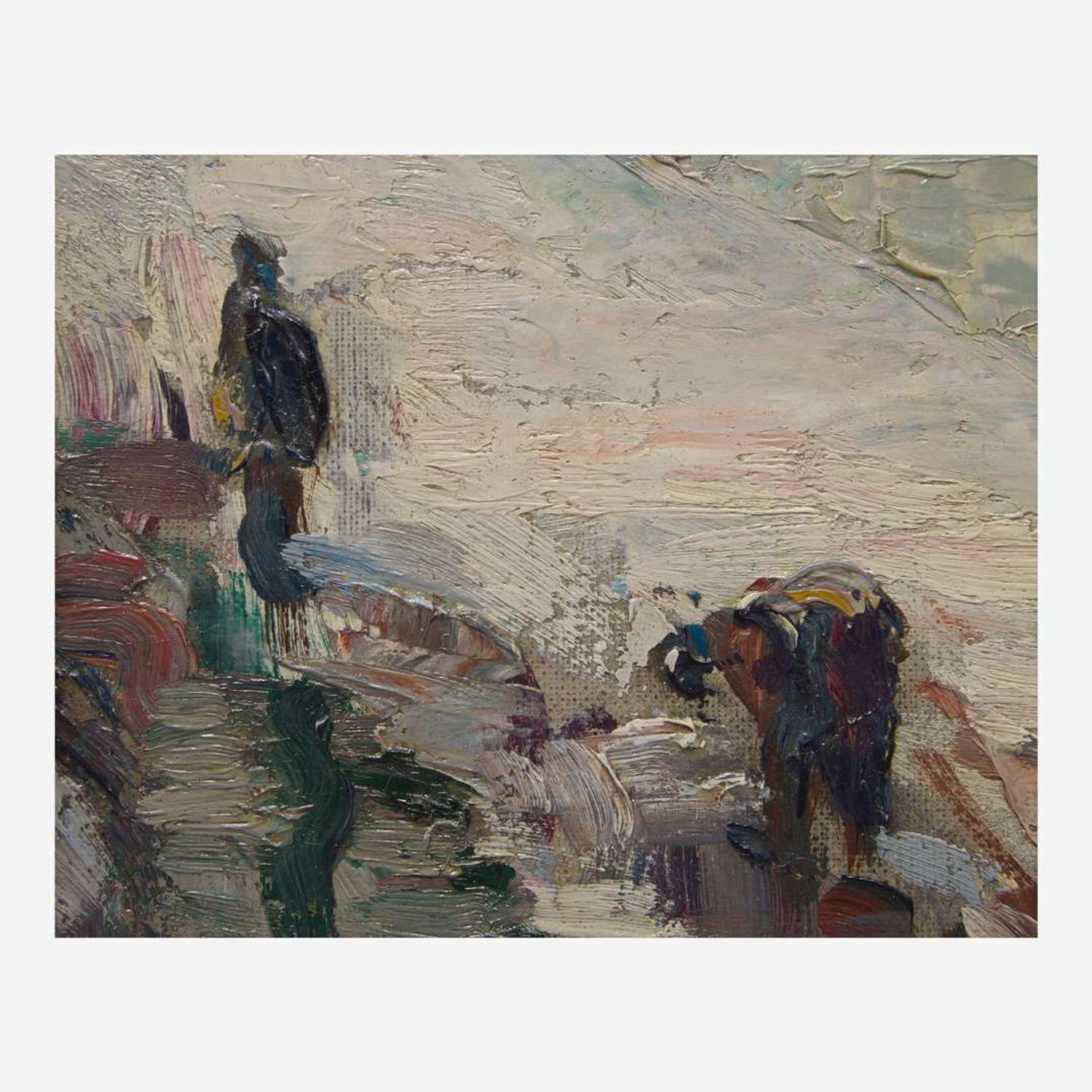 John Fulton Folinsbee (American, 1892–1972) Mending the Canal Bank