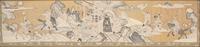 A Chinese Gold Ground Kesi Tapestry 'Warriors' Panel, Late 19th/Early 20th Century — 晚清/民國 緙絲刀馬圖鏡框一幅
