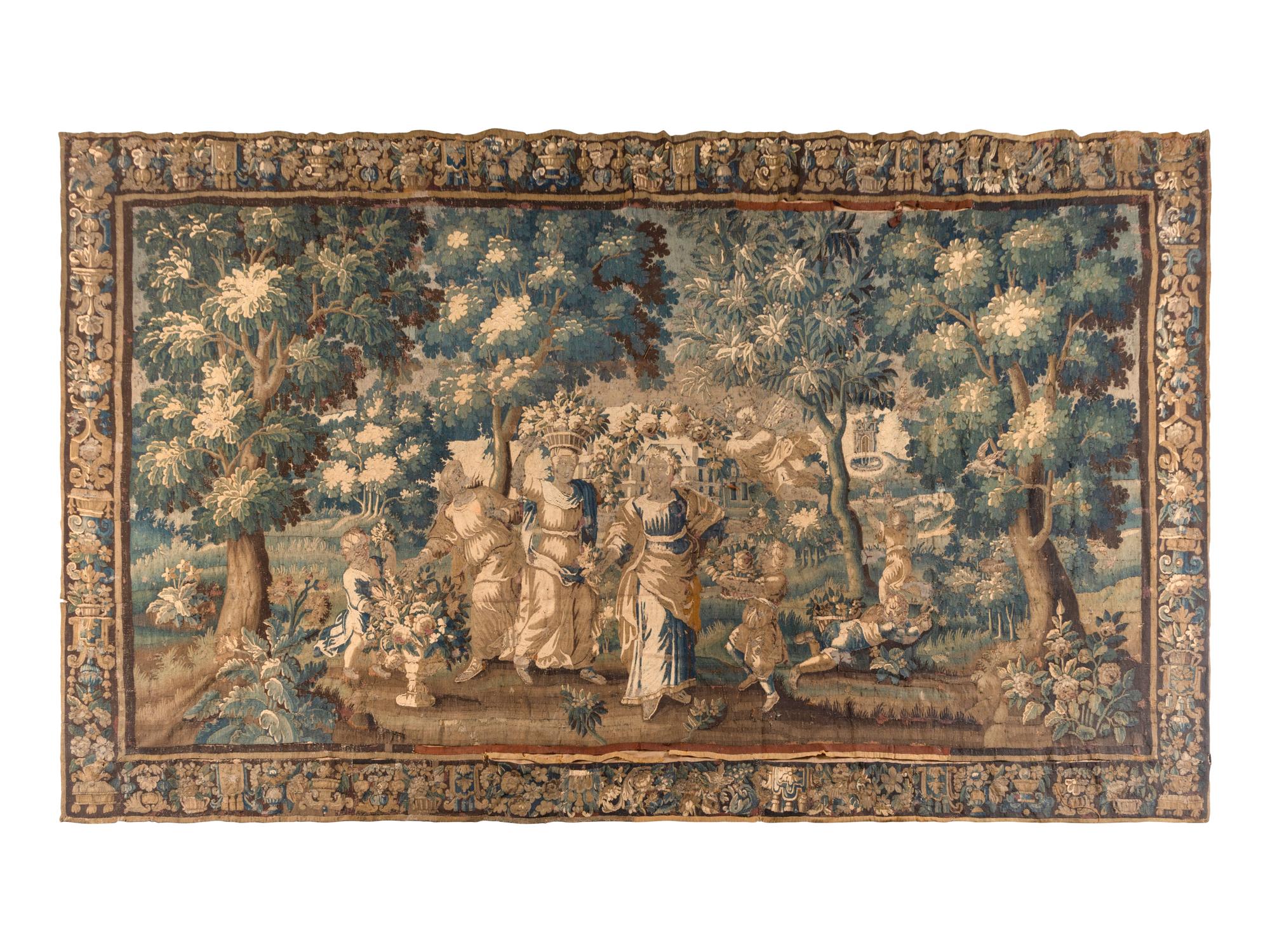 A Flemish Verdure Tapestry