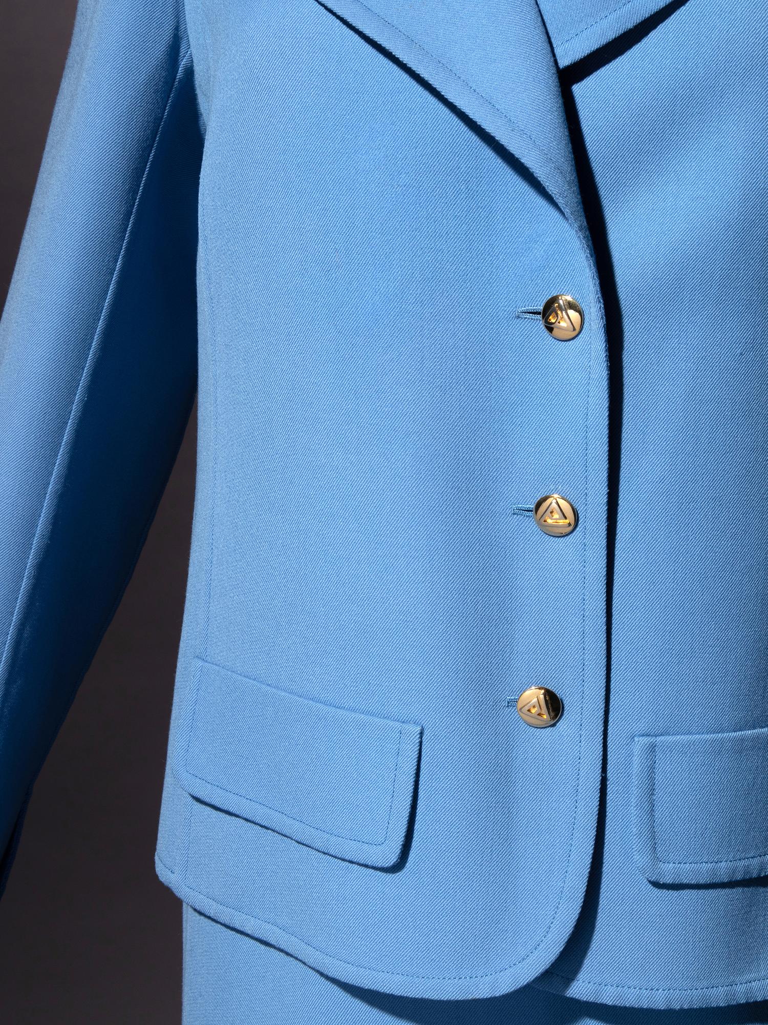 Two Haute Couture Skirt Suits: One Philippe Venet and One Grès, 1970-80s