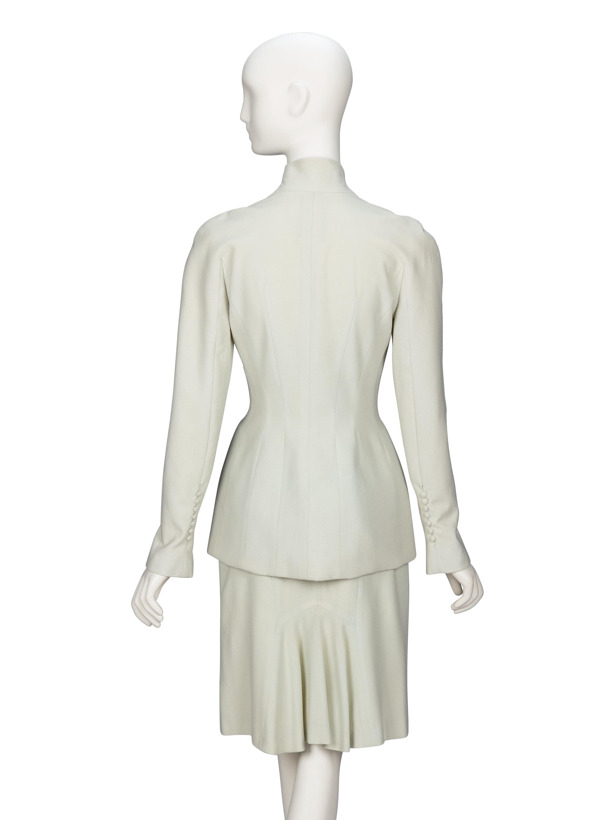 John Galliano, Pale Mint Green Skirt Suit