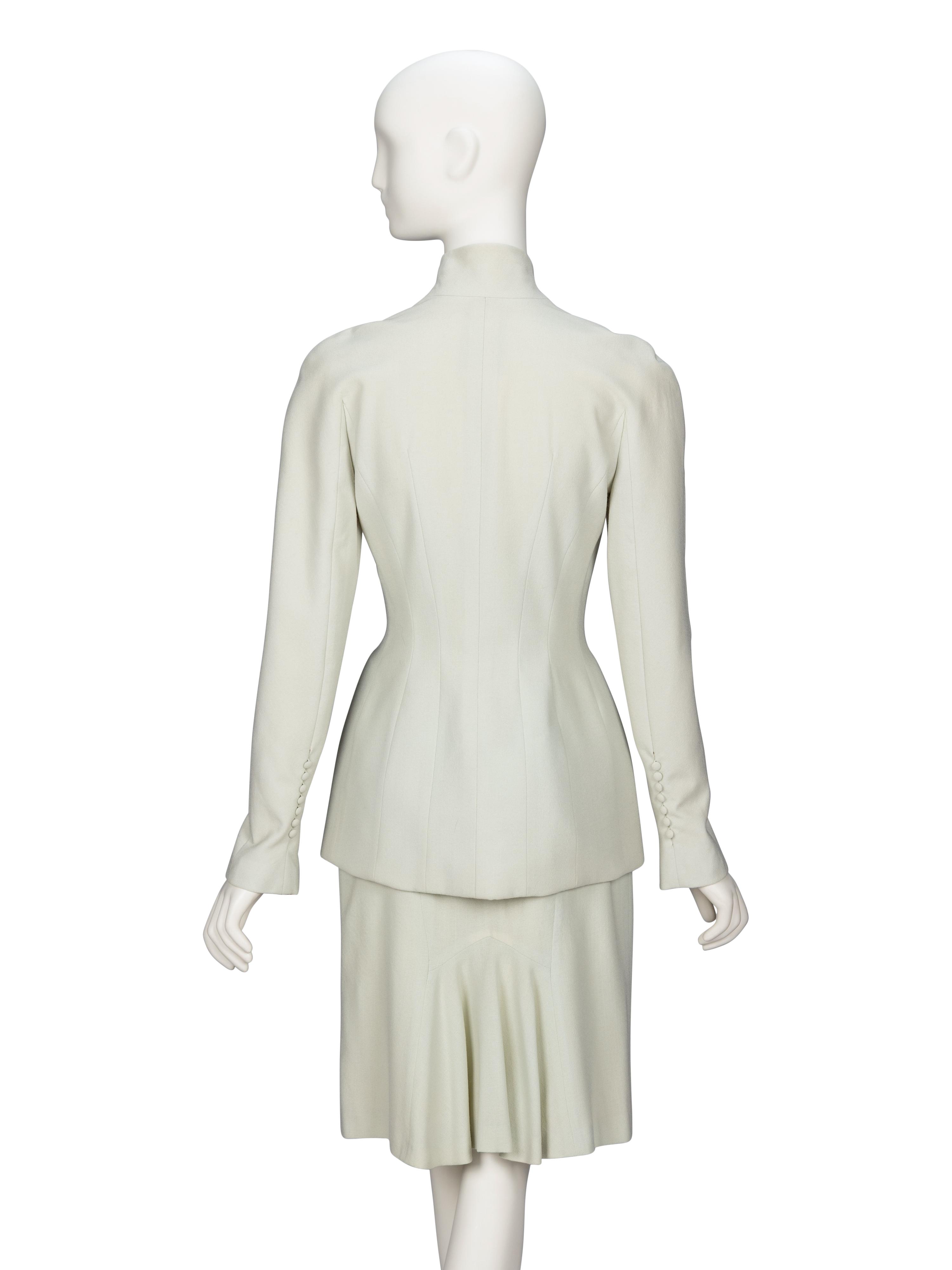 John Galliano, Pale Mint Green Skirt Suit