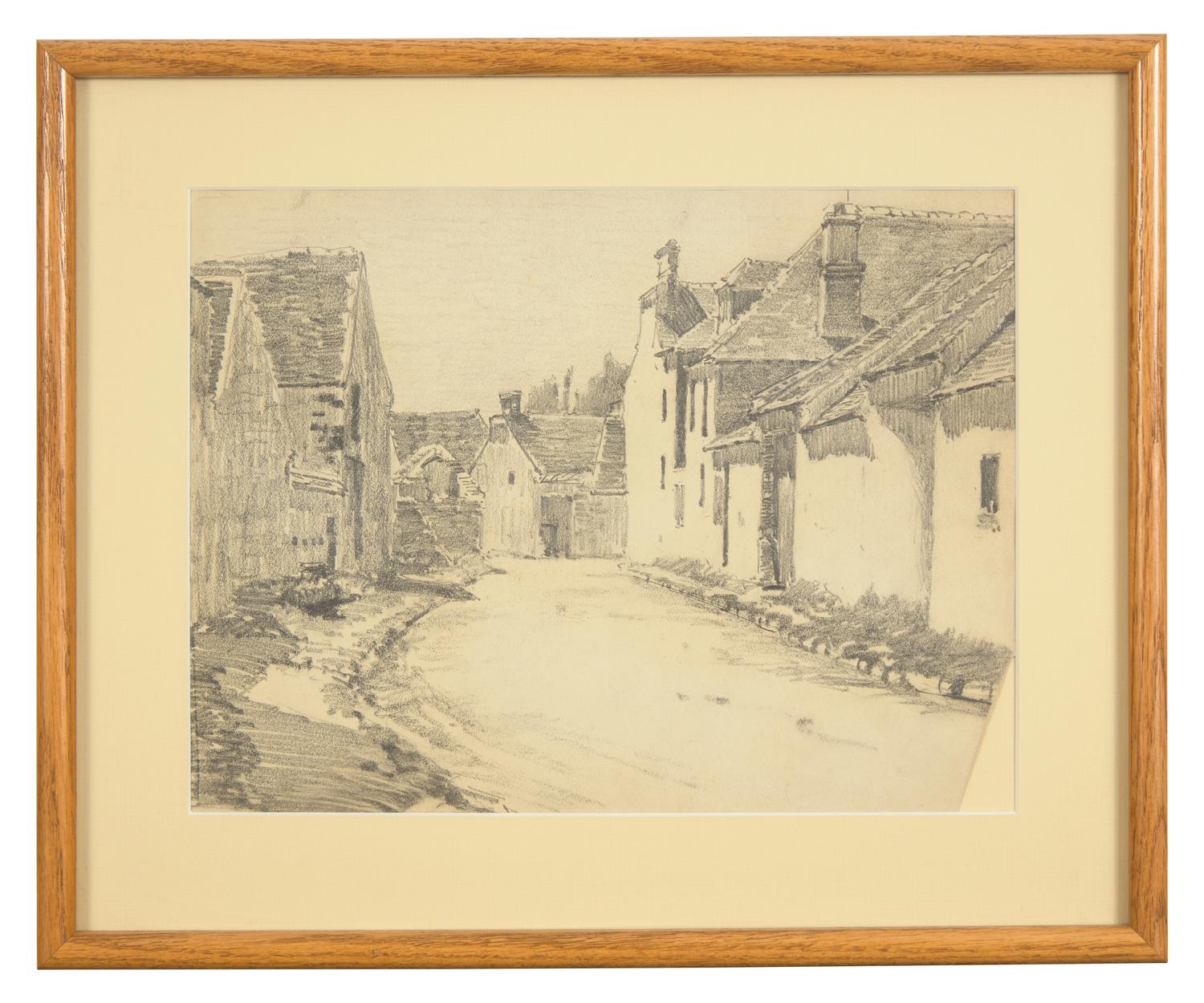 Two Works: French Village Scenes (2)