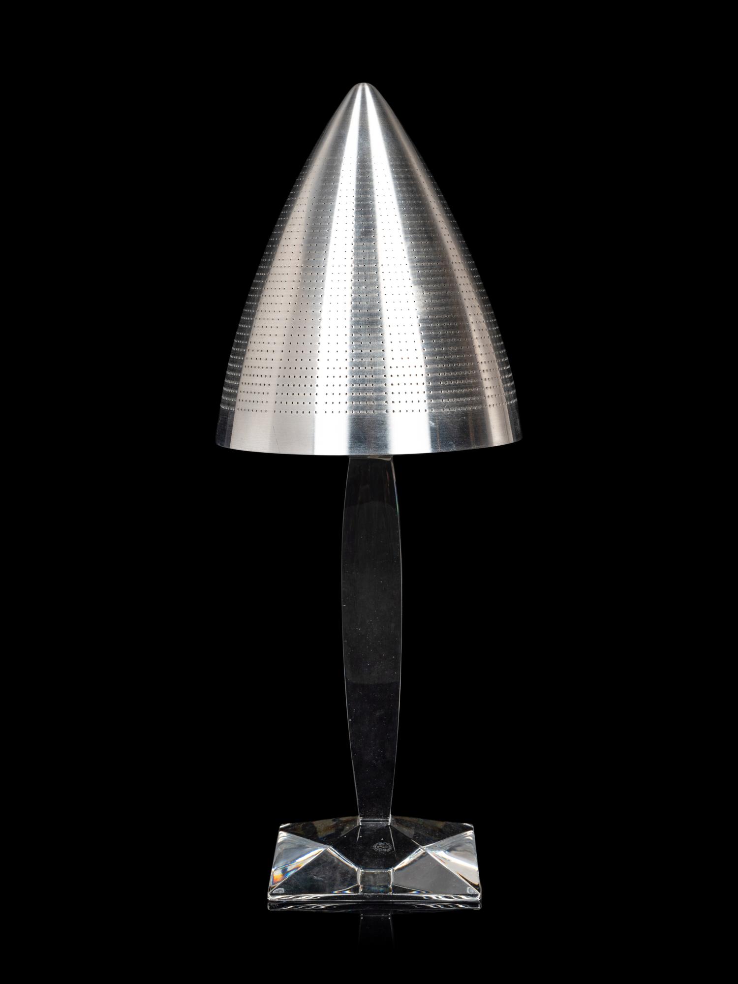 A Baccarat Table Lamp