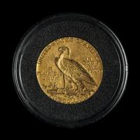 A 1909 Indian Head $5 Gold Coin