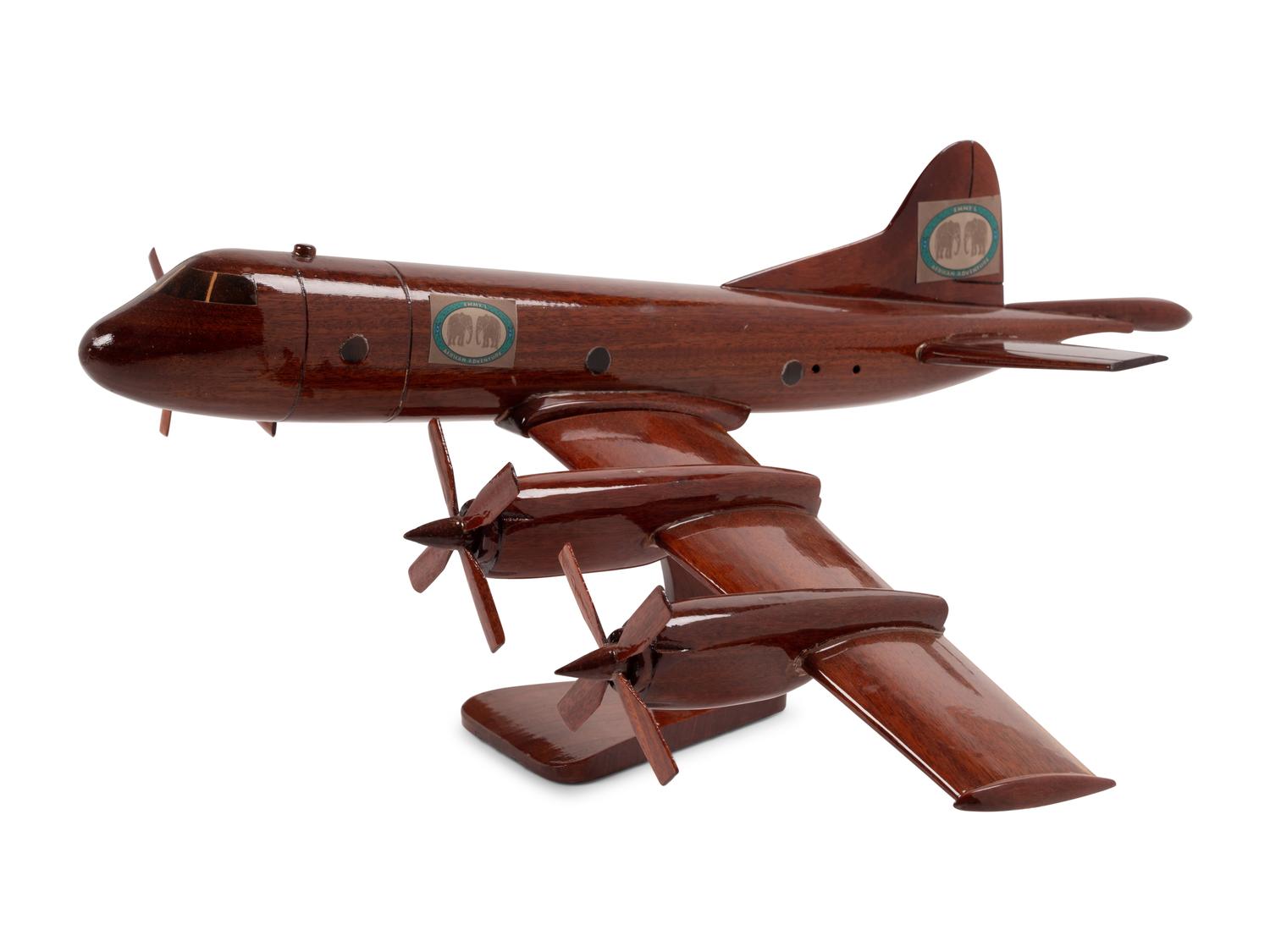 Five Painted Metal Airplane Models