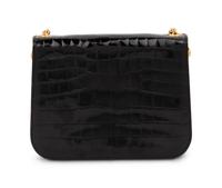 Gucci Black Crocodile Flap Bag with Gold-tone Chain, 1970-80s