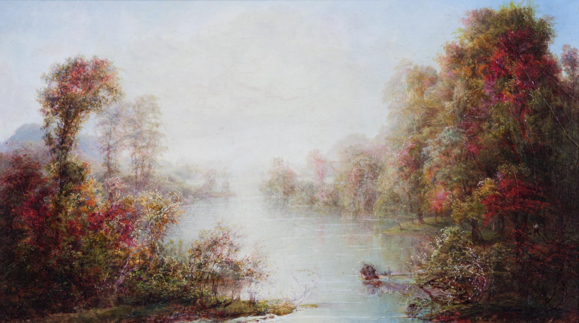 Artist Unknown, (American, Late 19th century), River Landscape