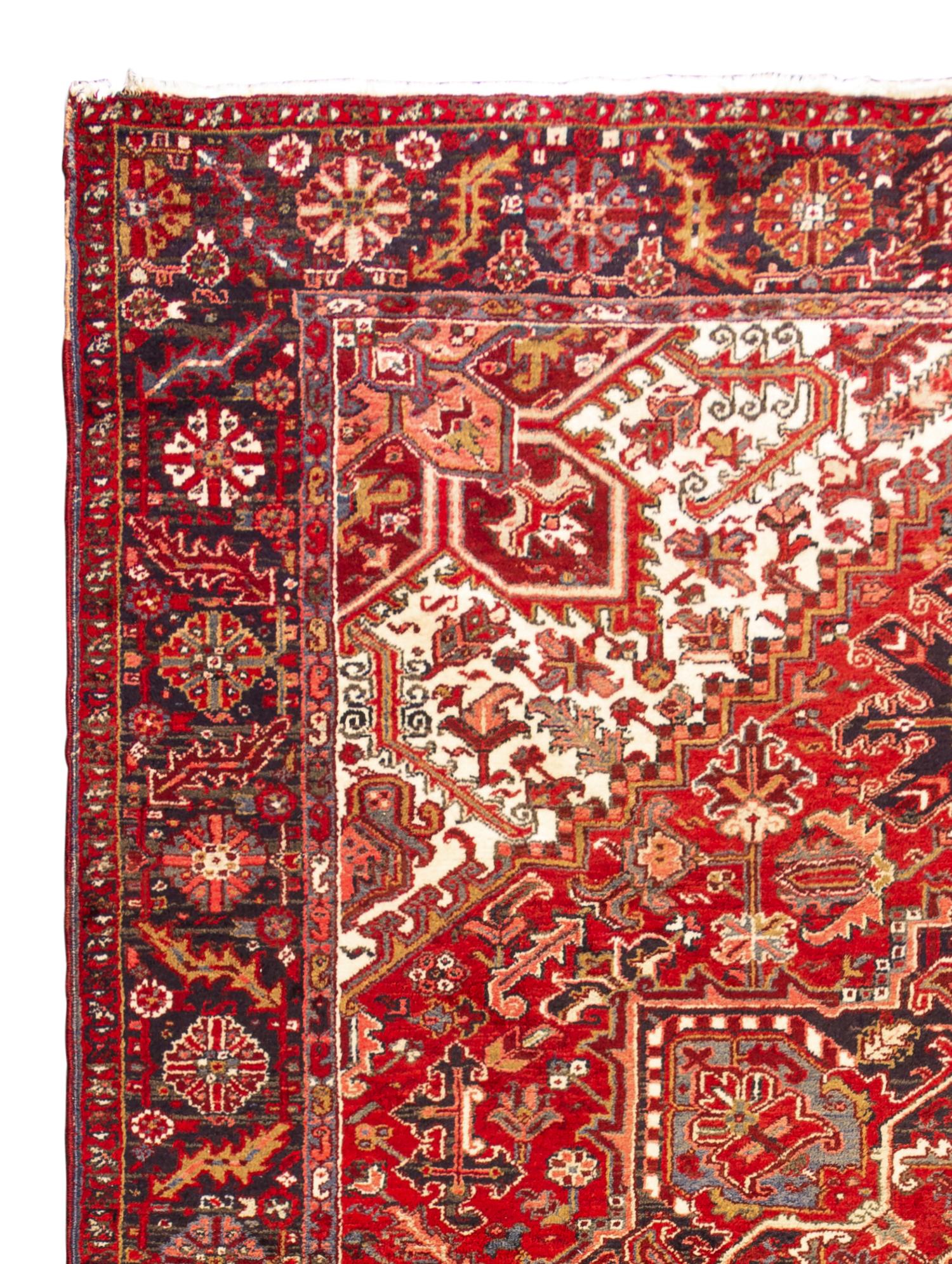 A Heriz Wool Rug