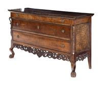 A North Italian Grain-Painted Chest of Drawers