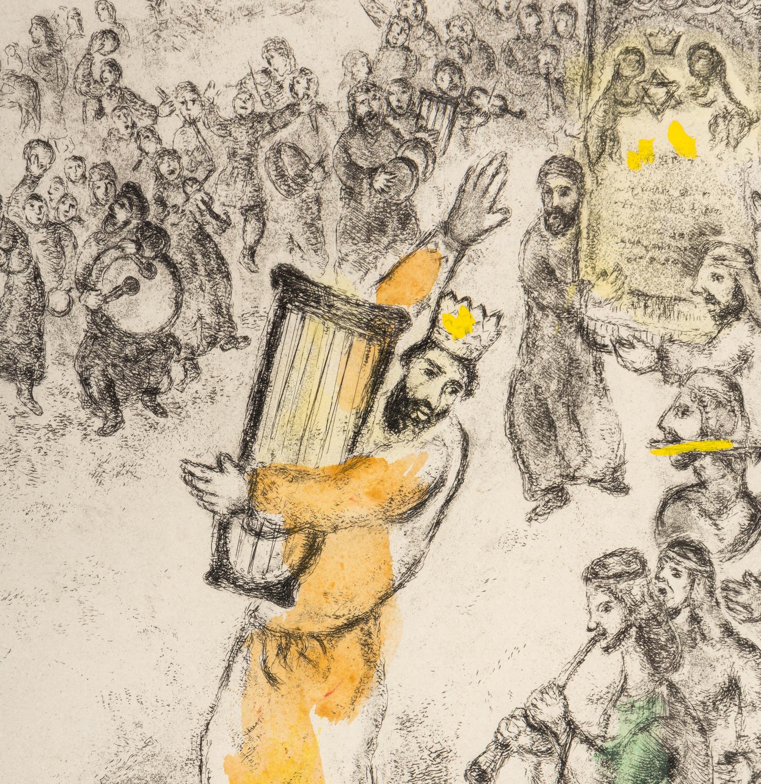 L'arche portée à Jérusalem ( Plate 68 from the Bible series)