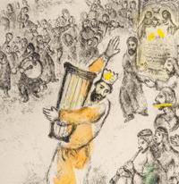 L'arche portée à Jérusalem ( Plate 68 from the Bible series)