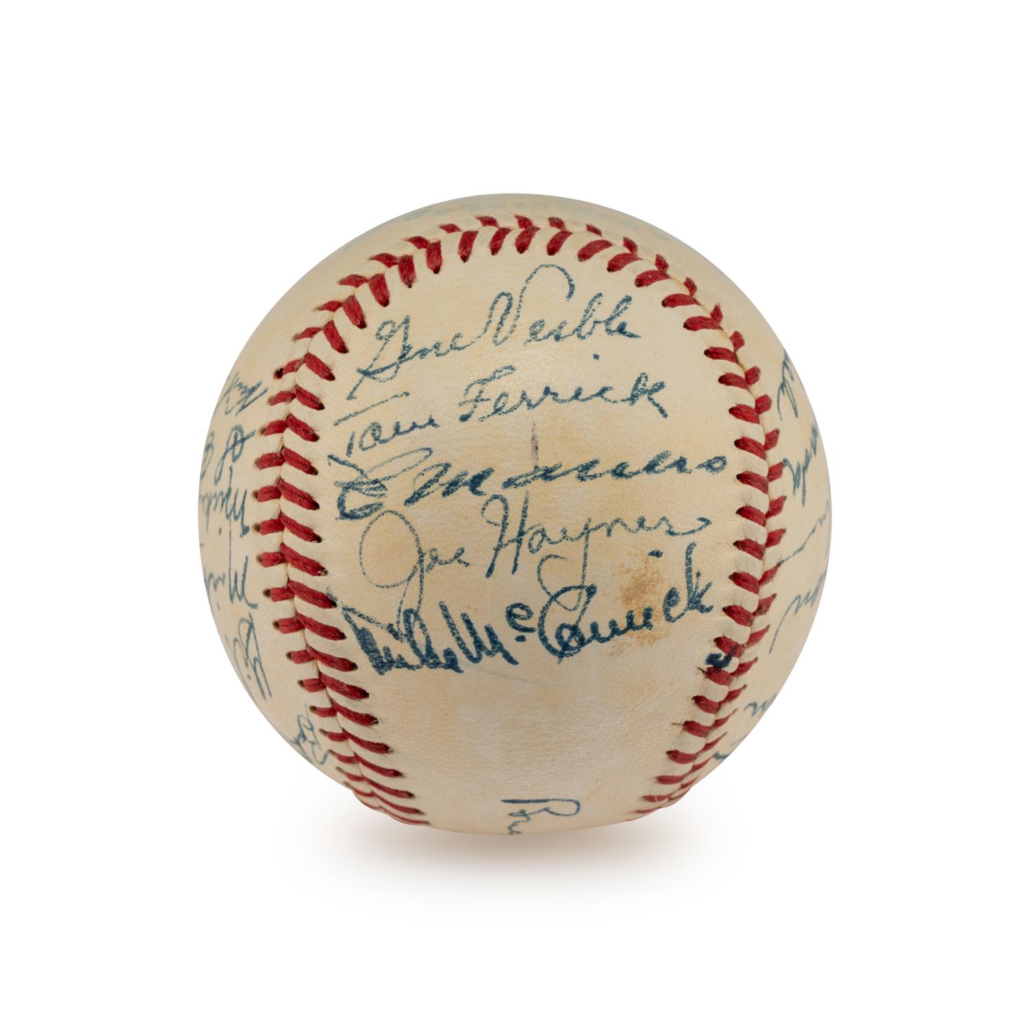 A 1951 Washington Senators Team Signed Autograph Baseball (Beckett Authentication Services)