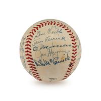 A 1951 Washington Senators Team Signed Autograph Baseball (Beckett Authentication Services)