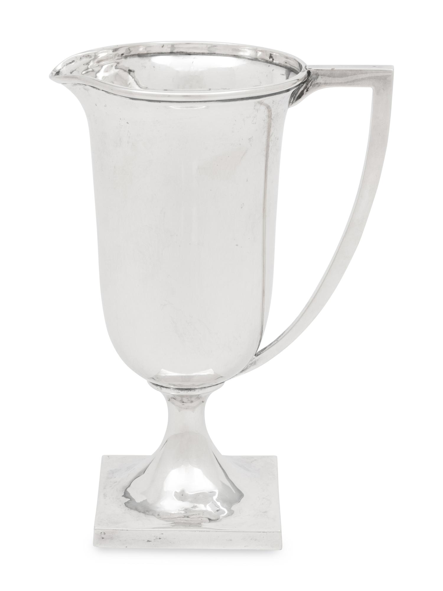 An American Silver Pitcher