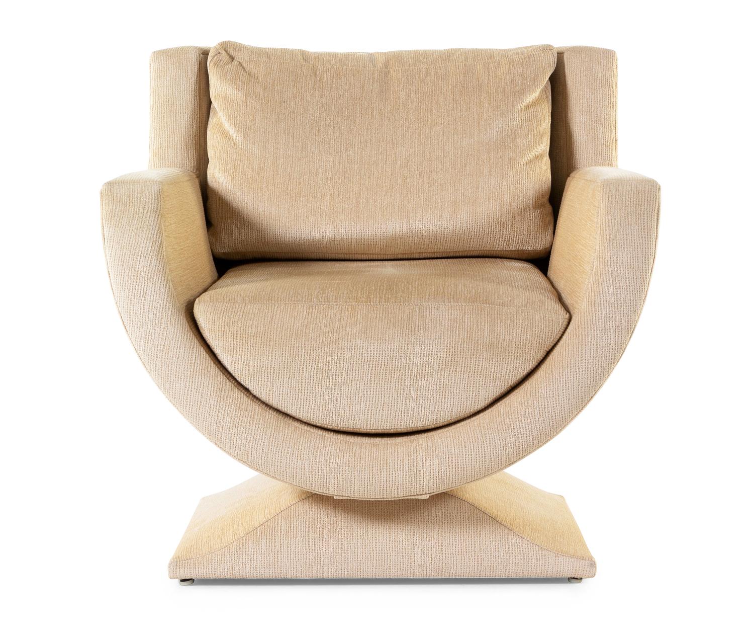 An Upholstered Lounge Chair