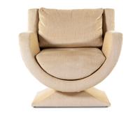 An Upholstered Lounge Chair