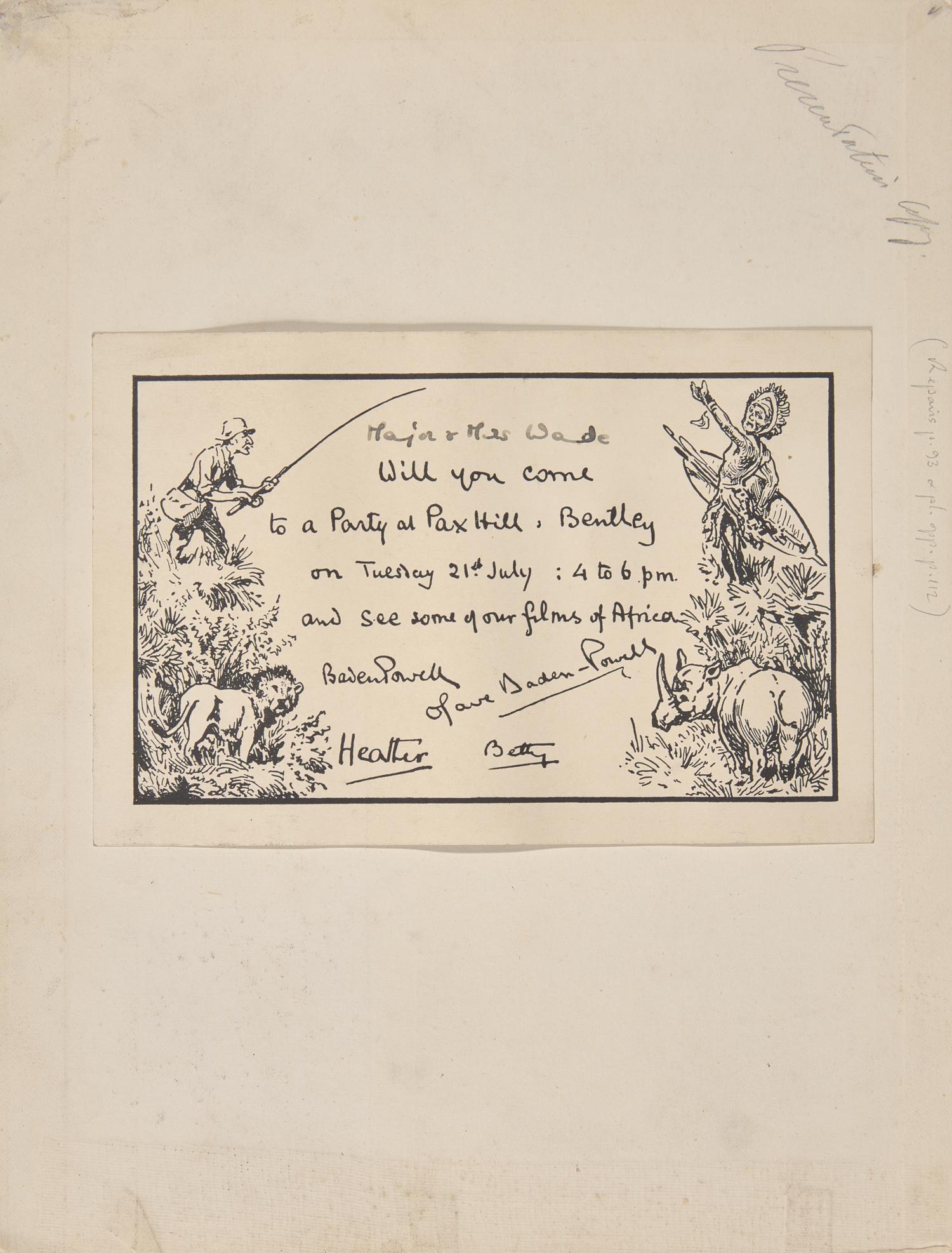Baden-Powell, R(obert).S.S. Sketches in Mafeking and East Africa