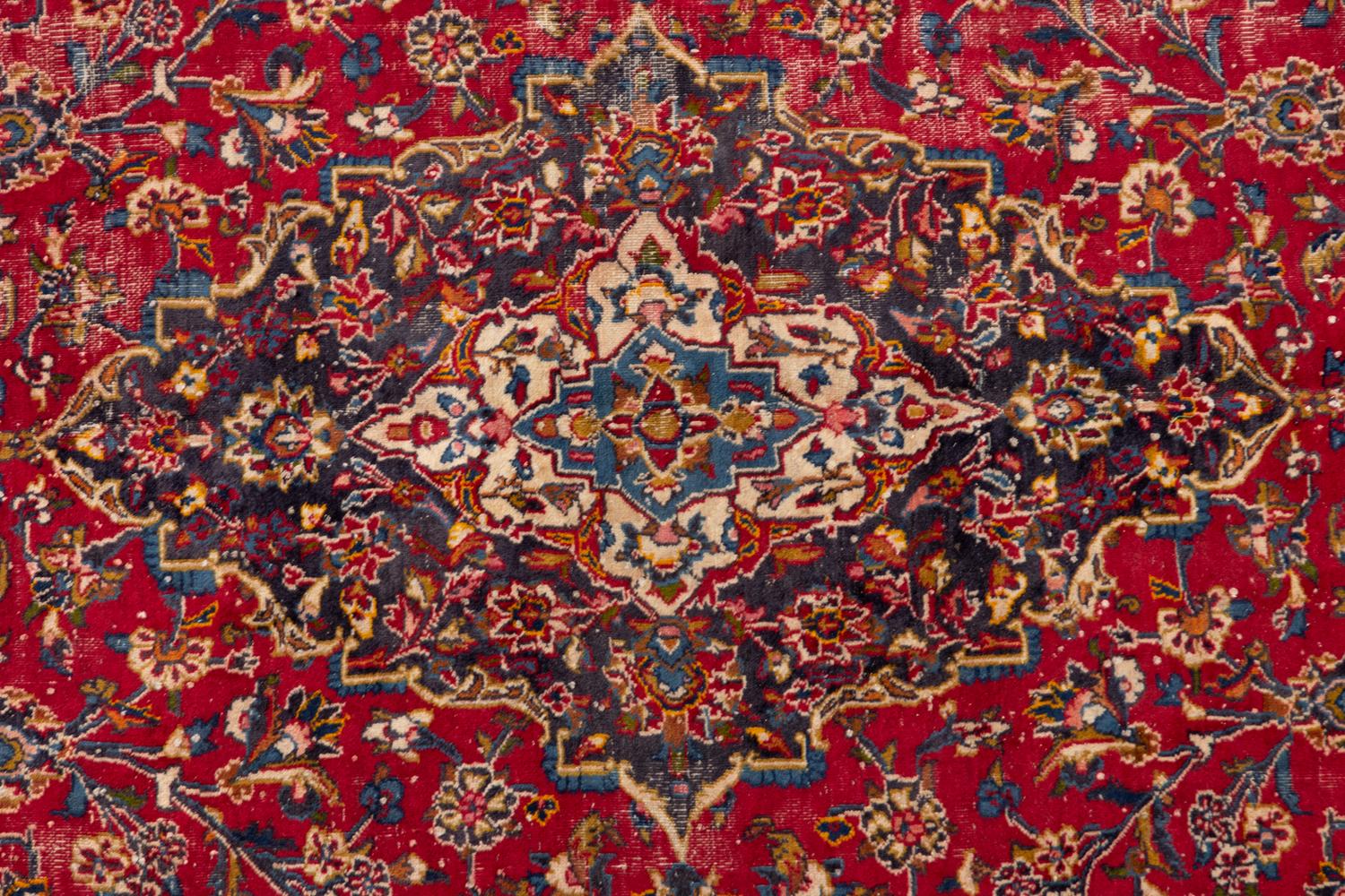 A Kashan Wool Rug