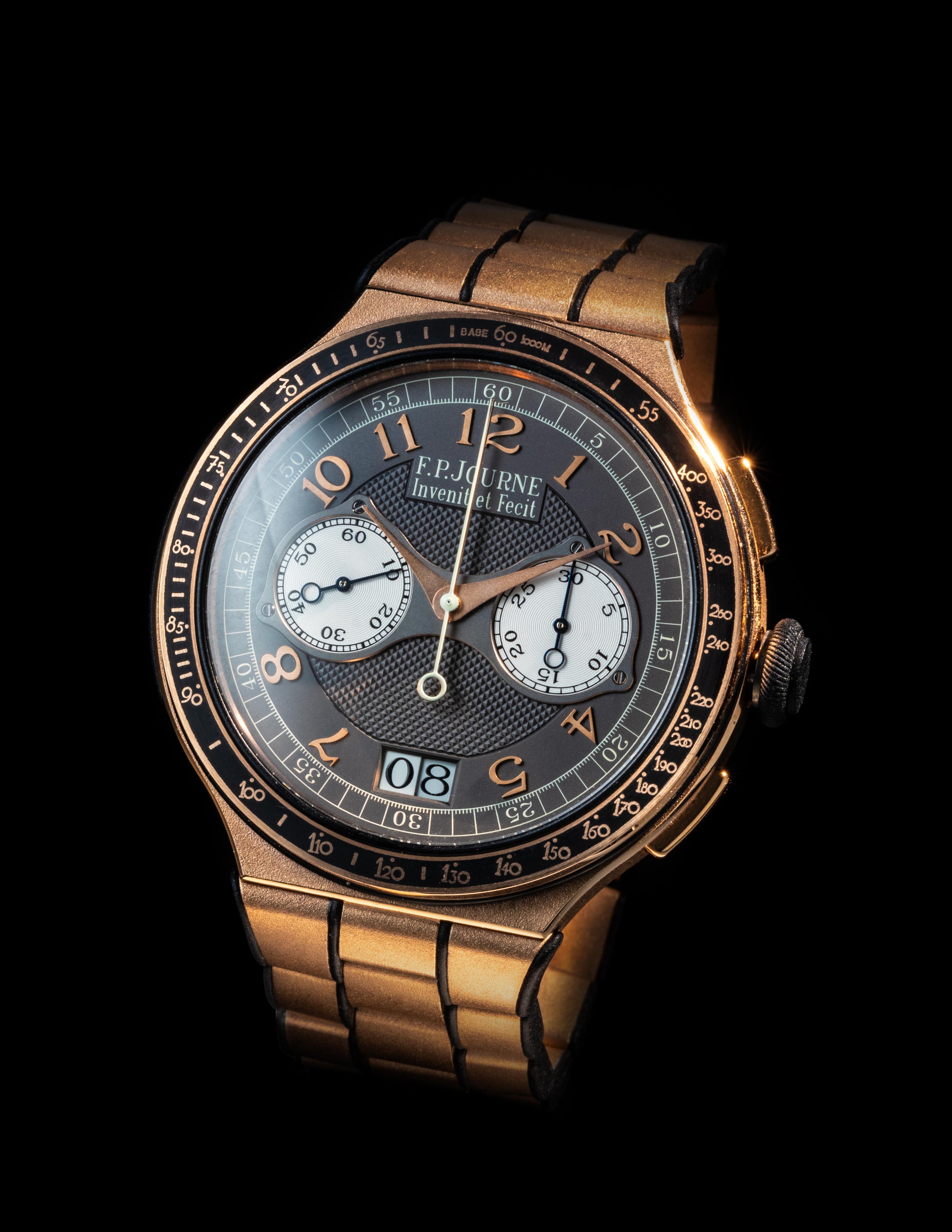 F.P. JOURNE, 18K ROSE GOLD 'LINESPORT CHRONOGRAPHE RATTRAPANTE' WATCH
