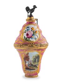 A South Staffordshire Enamel Scent Bottle