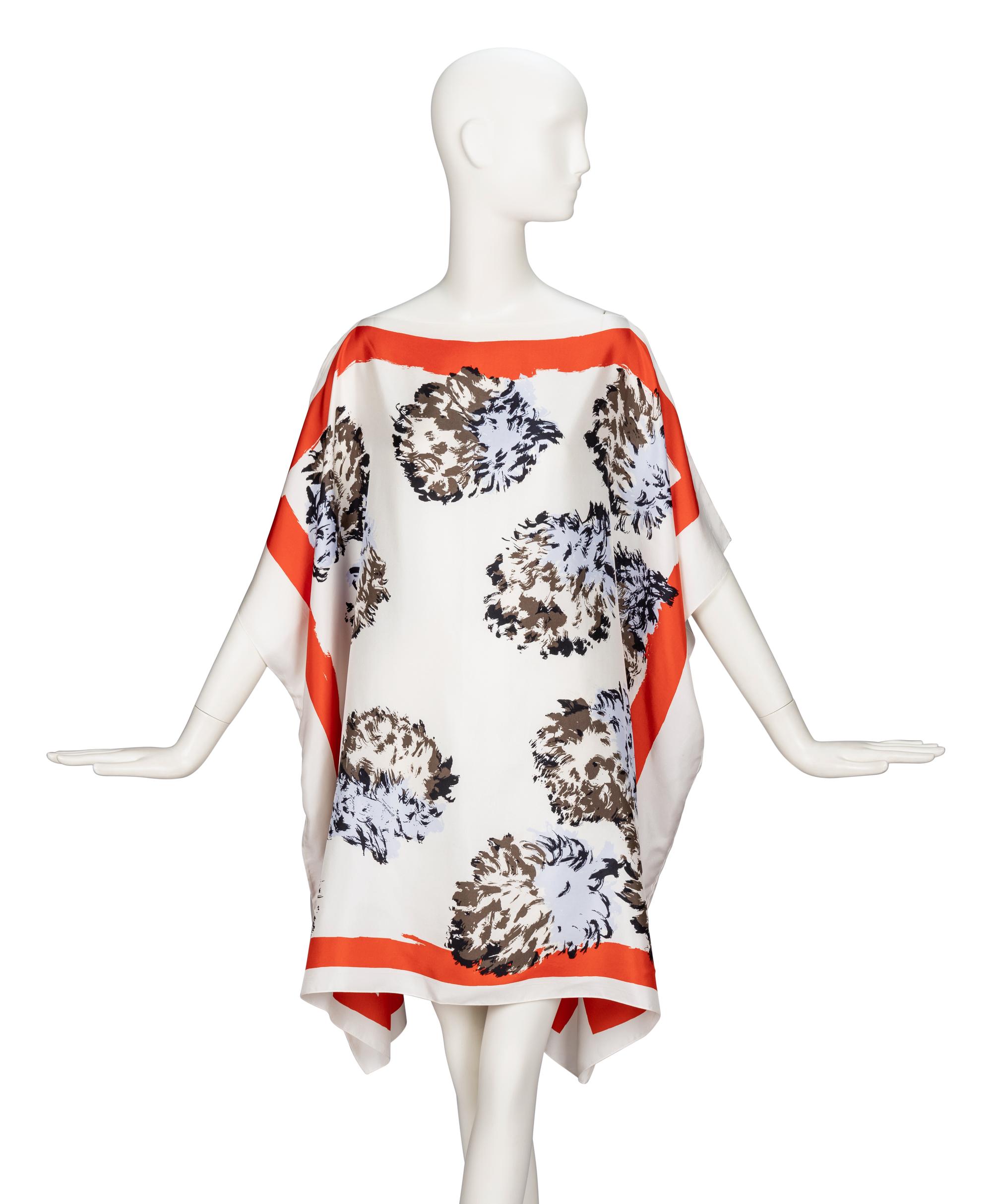 Christian Dior, Printed Silk Scarf Tunic
