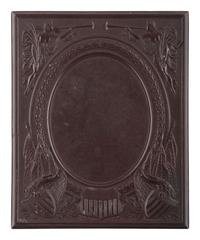 [EARLY PHOTOGRAPHY]. A group of 10 Union cases highlighted by half plate Washington Monument case and ninth plate glass window case.