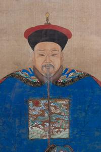 A Chinese Ancestral Portrait on Silk
