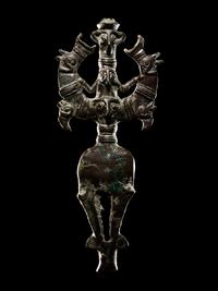 A Luristan Bronze Master of the Animals Finial