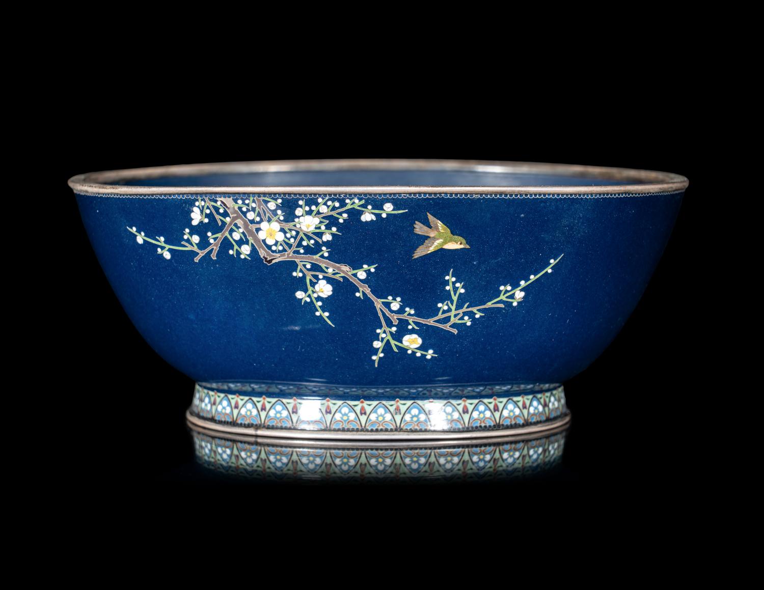 A Japanese Cloisonné Enamel Dish